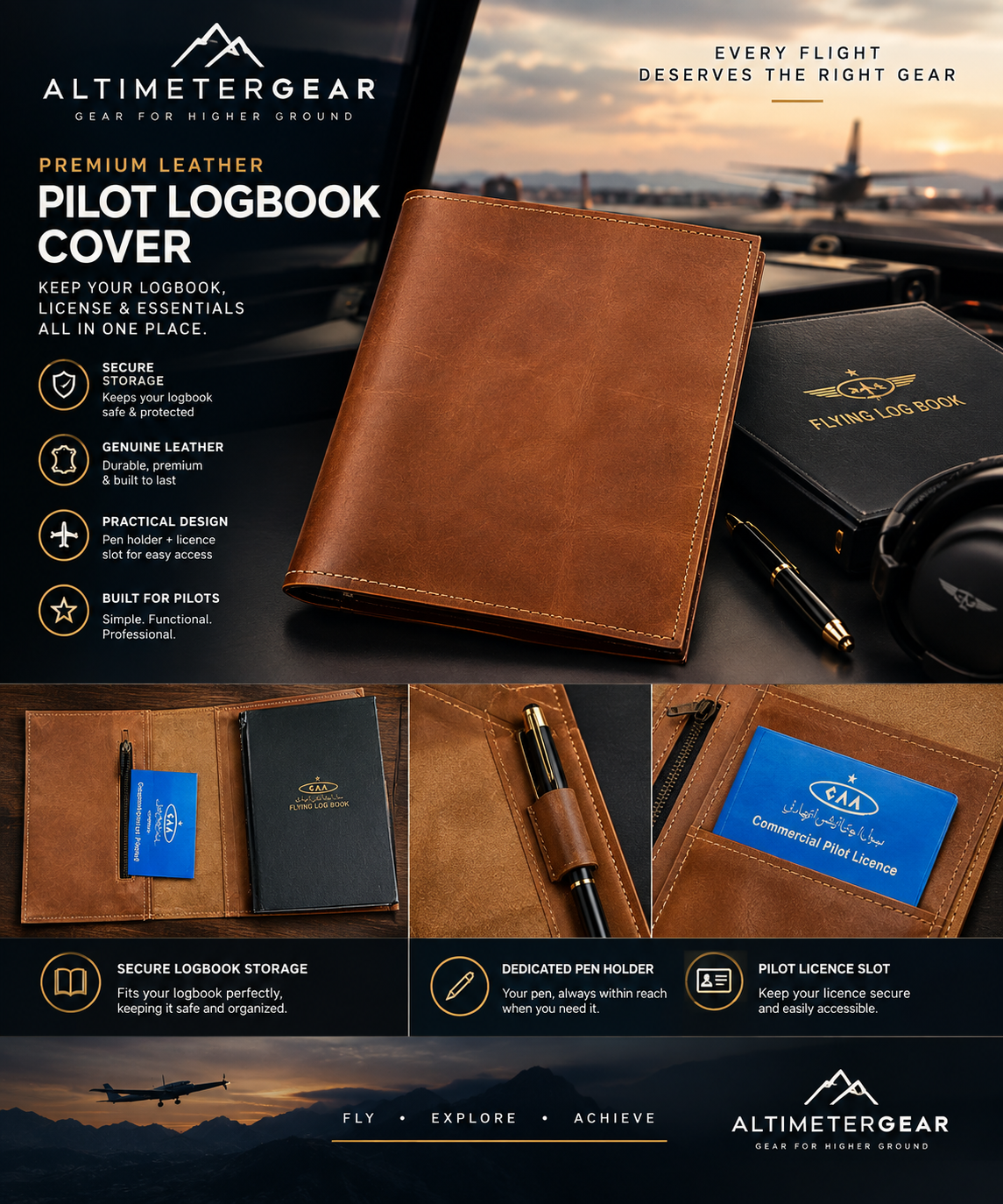 Pilot Logbook Cover