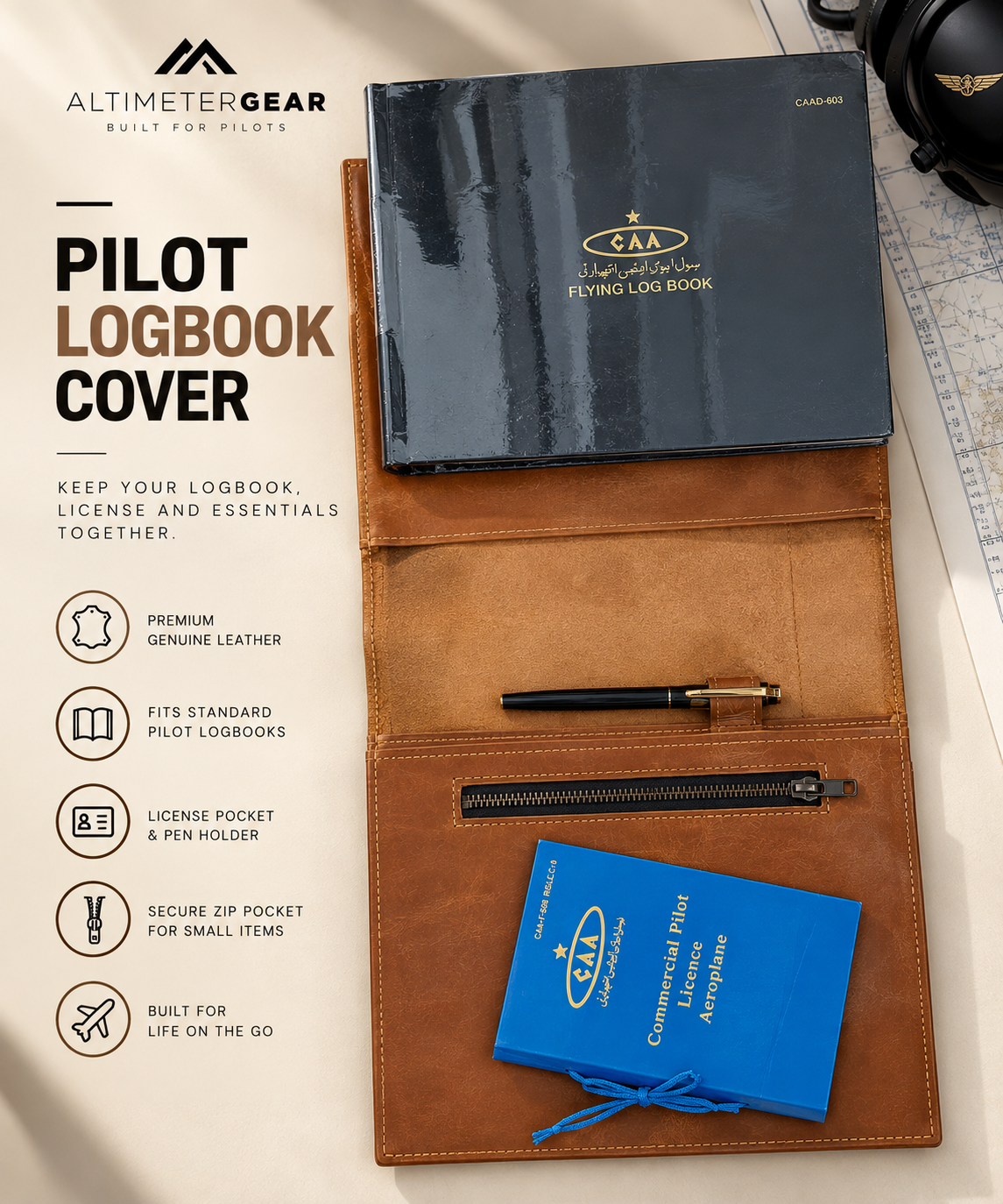 Pilot Logbook Cover